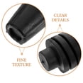 thumbnail image 4 of Car Hood Rubber Bumpers for Enhanced Performance and Longevity Easy to Install Black Pair, 4 of 8