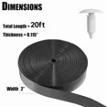 thumbnail image 4 of Kit de Reparación Correas Vinilo para Sillas Patio, 5 cm y 6 M . Incluye 20 Remaches Tumbonas, Color Negro., 4 of 5