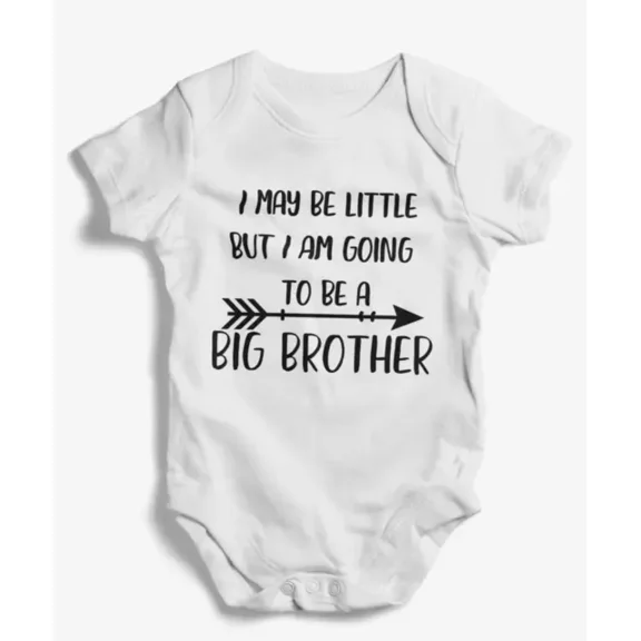 Baby Bodysuit BELLA CANVAS Big Brother Baby Bodysuit, Baby Arrival Vest, Big Brother Announcement Gift