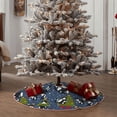 thumbnail image 4 of Fotbe Festive Cats and Trees Pattern Christmas Tree Skirt, Tree Skirts Plush Christmas Decorations, Christmas Tree Skirts Xmas Decorations Holiday Party Decor-48", 4 of 6