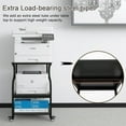 thumbnail image 4 of Natwind 3 Tier Large Printer Stand with Adjustable Storage Shel for Home Office(Black), 4 of 8