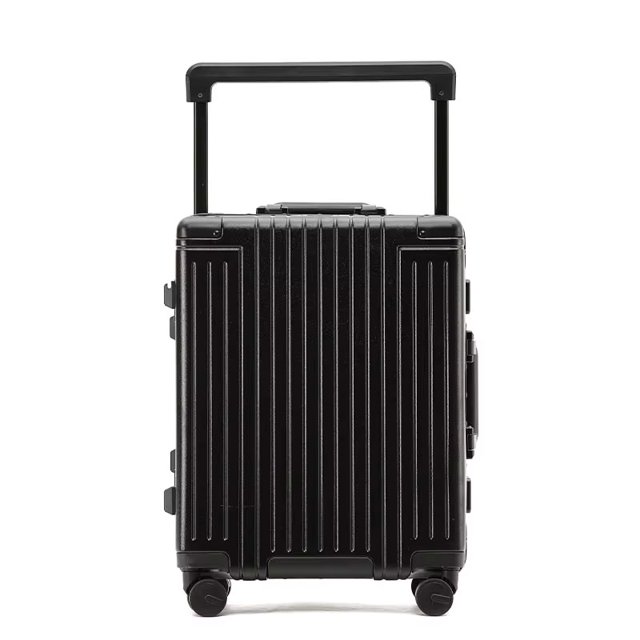 KLQDZMS maleta con marco de aluminio 24 "26 pulgadas PC cubierta de carrito de gran capacidad tipo carrito bolsa de viaje maleta con ruedas Universal