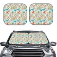thumbnail image 2 of Zufioo Sea Animal Print Folding Car Windshield Sun Visor, Anti-ultraviolet Sun Visor, Suitable for Trucks, Vans Car Accessories-Large, 2 of 6