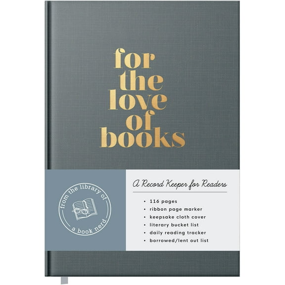 For The Love Of Books: A Book Journal And Planner For Book Lovers To Track, Log