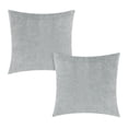 thumbnail image 3 of Mainstays Corduroy Pillow Cover 18''x18'', Light Gray, 2 pack, 3 of 5