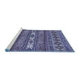 thumbnail image 2 of Ahgly Company Machine Washable Indoor Rectangle Abstract Blue Modern Area Rugs, 8' x 10', 2 of 4