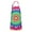Colorful Rainbow Tie, variant on Colorful Rainbow Tie Dye Spiral Pattern Apron-Garden Aprons for Women with Pockets-Cotton Linen Waterproof Kitchen Cooking Gardening Aprons Adjustable for Kitchen,Cooking,BBQ and Salon 33x27 Inch