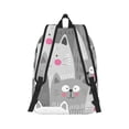 thumbnail image 3 of Daiia Cats Group Vintage Canvas Backpack for Men and Women ,Hiking Backpack,Travel Laptop Bag for School,Large Capacity Backpack, 3 of 8