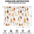thumbnail image 2 of Mushroom Curtains-Blackout Curtains Bedroom Decor Living Room Darkening Grommet Window Drapes 2 Panels Set 42x63 inch, 2 of 2