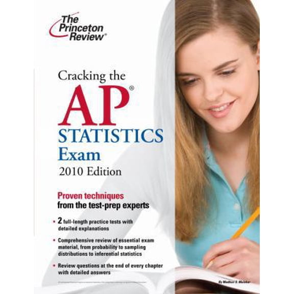 Pre-Owned Cracking the AP Statistics Exam, 2010 Edition (College Test Preparation) (Paperback) 0375429506 9780375429507