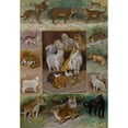 thumbnail image 2 of William Henry Drake 14x18 Gold Ornate Wood Frame and Double Matted Museum Art Print Titled - Felines, 2 of 4