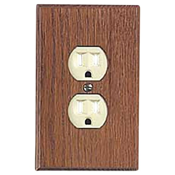Switchplate Solid Oak Outlet | Renovator's Supply