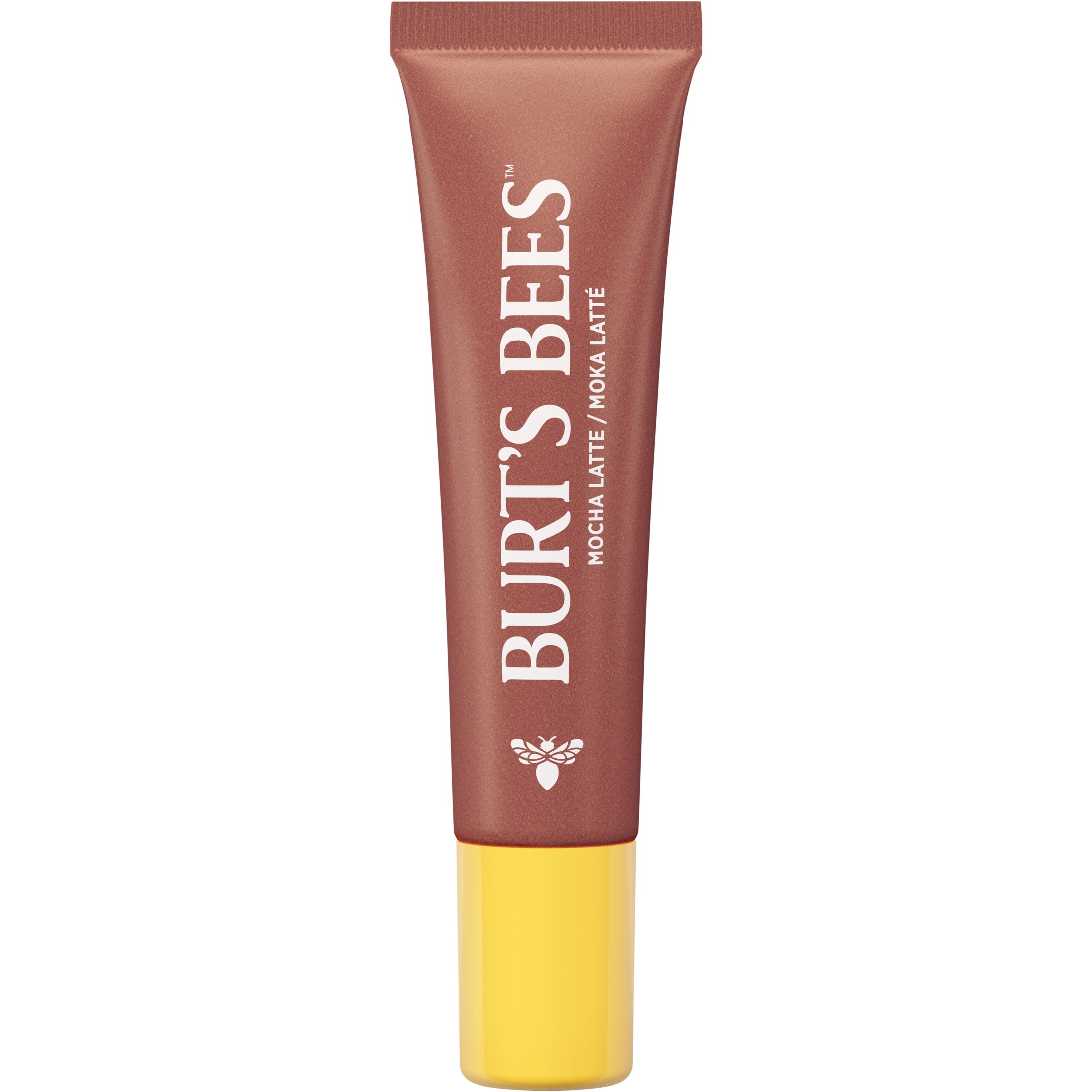 Burt's Bees 24-Hour Hydrating Tinted Glossy Lip Balm, Mocha Latte
