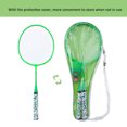 thumbnail image 4 of 1 Pair Badminton Racket Set, 8.0x21in Strong And Durable Children Badminton Racket, With 2 Balls Girls Toy For Kids Boys Fluorescent Green, 4 of 8