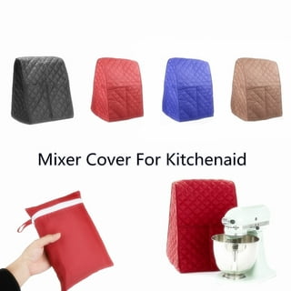 TOPINCN RNAB07QC6TXFX kitchen aid mixer cover with pockets, compatible 4.5-6  quart kitchen aid organizer bag for kitchenaid mixer, stand mixer covers