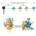thumbnail image 4 of Mainstays Outdoor Solar 30CT LED Mushroom String Lights, 4 of 5