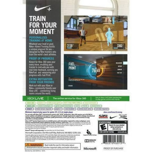 Nike  Kinect Training - Xbox 360