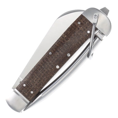 Rough Ryder Knives Rough Ryder Marlin Spike Folding Knife Brown Micarta RR2573