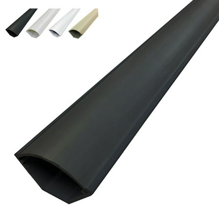 Corner Duct Raceway - Wire Trak Corner Duct Cable Raceway - 5 Feet - 4 colors