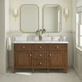thumbnail image 3 of James Martin Vanities 424-V60D-BKO-1WZ Lorelai 60" Double Basin Wood Vanity Set - Black, 3 of 6