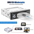 thumbnail image 3 of Autoradio con reproductor de CD DVD, MP3, USB, Bluetooth, FM, AUX, radio de entrada individual 1 DIN, 3 of 5