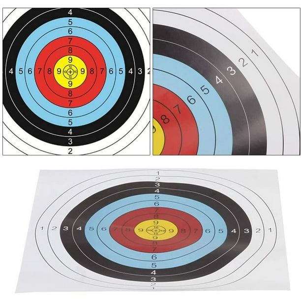Zone cible de tir à l'arc 30 pièces tir à l'arc-tir-papier-cible