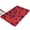 Red Cheetah Leopard, variant on Pink and Gray Of Leopard Print Flannel Non Slip Door Rugs,Washable Door Mats Indoor,Decorative Door Mats,Dirt-Resistant and Absorbent Doormat for Entrance,Bedroom,Kitchen,Bathroom,23.5x16in(60x40cm)