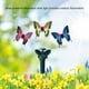 Solar Lamp Rotating Butterfly Solar Powered Garden Landscape Rotating Colorful Dust-to-dawn Garden Decor Lamps