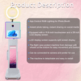 thumbnail image 6 of PAAFNN with 15.6"Mirror Photo Booth Touch Screen APP Control Selfie Machine with RGB Light for Event, 6 of 9