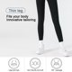 thumbnail image 4 of Leggings de cintura alta para mujer - Pantalones cálidos Medias de yoga para correr con control de barriga - Negro para 15 ℃ a 25 ℃ Zhivalor CPB-SSW1344-1, 4 of 6
