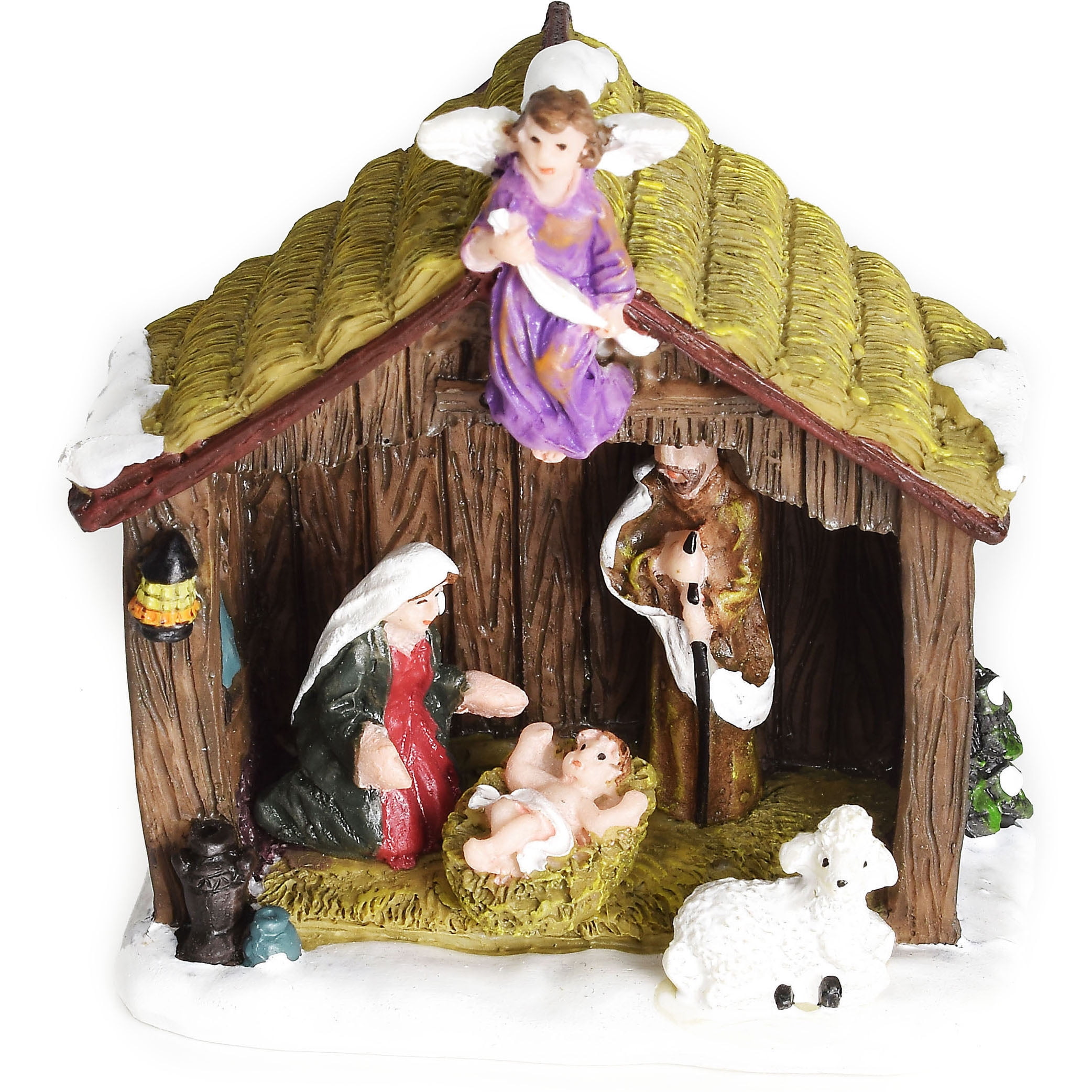 Holiday Time Holy Family Nativity Scene