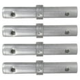 thumbnail image 1 of FONDOTIN 4pcs Mini Scaffold Galvanized Finish Silver Secure Connection Scaffolding Equipment Construction Workers, 1 of 7