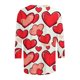 thumbnail image 5 of RKSTN Valentines 3/4 Sleeve Tops for Women Oversized Crewneck Valentine's Day Graphic Printed Short Sleeve T Shirt Womens Casual Round Neck Loose Comfy Loves Heart Print Three Quarter Sleeve Shirts, 5 of 6