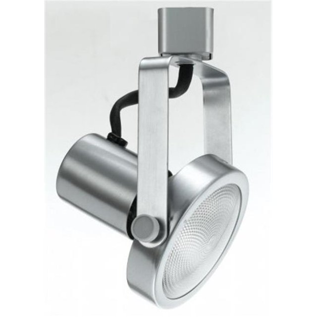 Cal LightingHT-241-BS Line Voltage Gimbal Ring Track Head, Brushed Steel