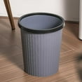 thumbnail image 5 of Kitchen Trash Can, Step-On Garbage Can with Lid, Tall Kitchen & Bathroom Trash Can, Small Office Waste Bin, Gray - Xuniizn, 5 of 7