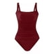 thumbnail image 3 of Traje De Baño De Una Pieza Sexy Solid Para Mujer, 3 of 8