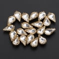 thumbnail image 3 of 20 Pieces Flatback Sew On Rhinestones DIY Crafts Crystal Beads Stones, 3 of 9