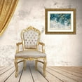 thumbnail image 3 of Robbins, Nikki 32x25 Gold Ornate Wood Framed with Double Matting Museum Art Print Titled - Charmed Teal, 3 of 4