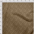 thumbnail image 4 of oneOone Rayon Light Brown Fabric Floral Sewing Craft Projects Fabric Prints By Yard 56 Inch Wide, 4 of 5