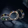 thumbnail image 1 of Touch Screen Ring, Multiple Sports Modes Step Counting 5ATM Splash Proof Smart Ring Gold  for Running 8,9,10,11,12, 1 of 7
