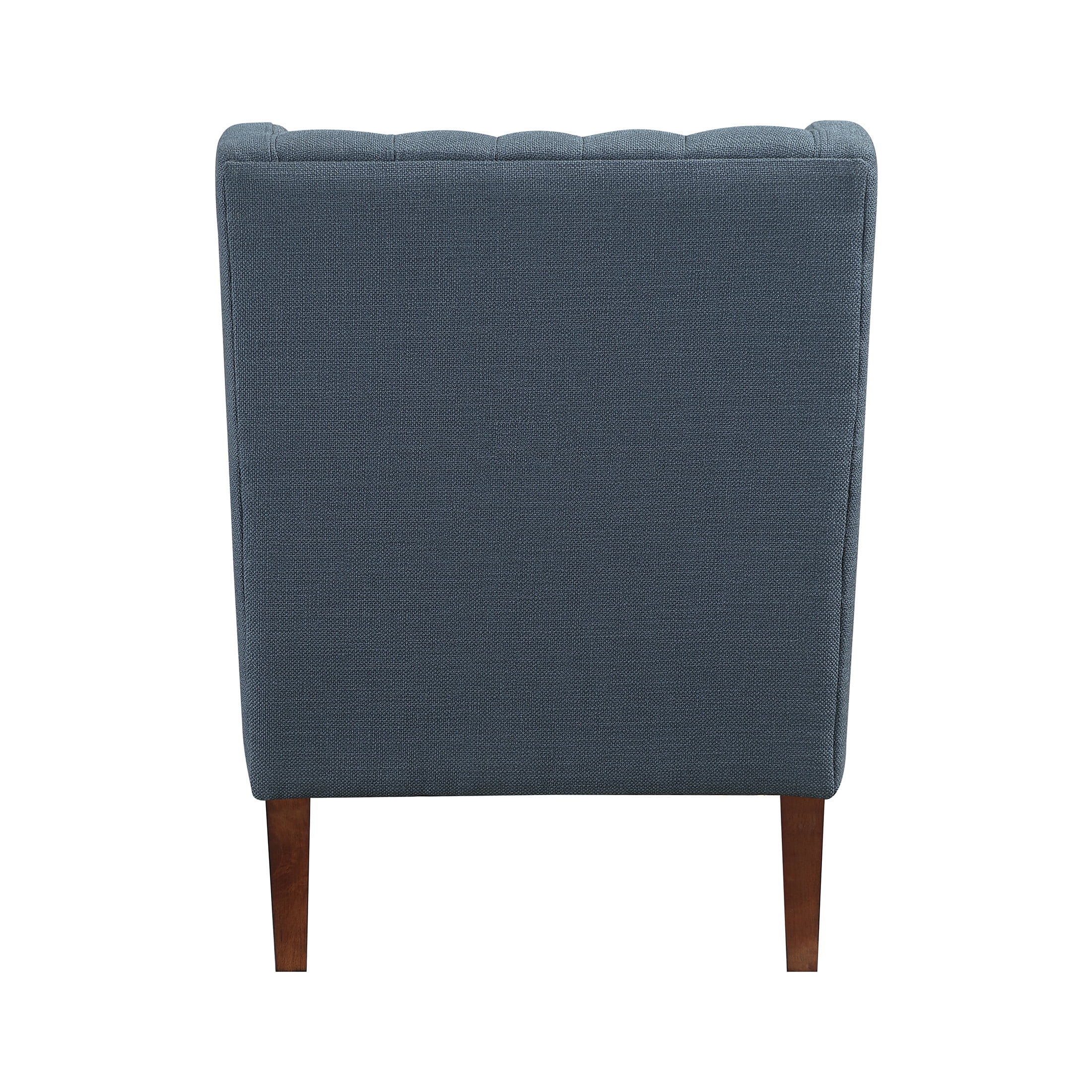 OakvillePark Varen Textured Fabric Buttom-Tufted Wing Back Accent Chair, Blue