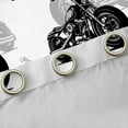 thumbnail image 4 of Manfei Cartoon Motorcycle Player Curtains Pack of 2 (42x84 Each) for Boys, Dirt Bike Extreme Sports Curtains Blackout, White Black Bedroom Curtains, Window Curtains Bedroom Decor, 4 of 6