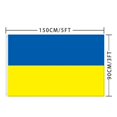 thumbnail image 1 of Large Ukraine Flag 90x150CM Ukraine National Flying Flag Durable Polyester Hanging Flag For Garden Indoor Ourdoor DecorationPoland Gao Jinjia LED, 1 of 2