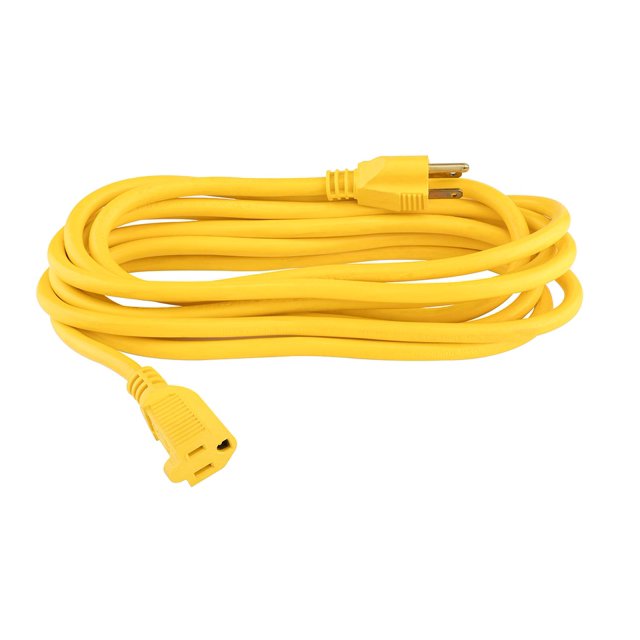 Extensión Eléctrica Uso Rudo 15 m, 3x16 AWG, amarillo