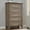 Dressers | Gray, variant on 5 Drawer Dresser, Wooden Storage Chest of Drawers with Exquisite Metal Handles, Tall Storage Cabinet, Modern Design Dresser for Bedroom, Living Room, Hallway, Entryway, Brown