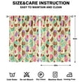 thumbnail image 2 of Ice Cream (6)_36 Curtains-blackout Curtains Bedroom Decor Living Room Darkening Grommet Window Drapes 2 Panels Set 42"x 63", 2 of 2