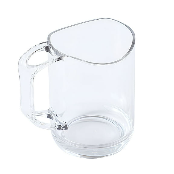 ACDANC Clear Plastic Mug Unbreakable and Reusable Lightweight Travel Coffee Mugs Espresso Cups Easy to Carry,BPA Free