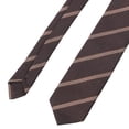 thumbnail image 4 of Corbata a rayas estilo escolar, preanudada, para hombres y niños, clásica de poliéster para uniformes escolares y decoraciones navideñas., 4 of 6