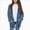 Light Blue, variant on WXFAZCVU Girls Long Sleeve Cardigan Kids Casual Open Front Sweater Fall Lightweight Outerwear Size 13-14 Years