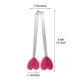 thumbnail image 3 of Mini pinzas de silicona de acero inoxidable | Clips de precisión para servir alimentos de 4.8 pulgadas | Abrazadera de cubitos de hielo | Utensilio de tabla de embutidos duradero | Accesorio de, 3 of 6